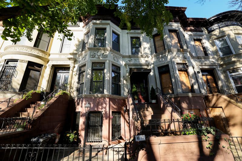 A house that was raided by FBI agents connected to campaign fundraiser, Brianna Suggs in the Brooklyn borough of New York