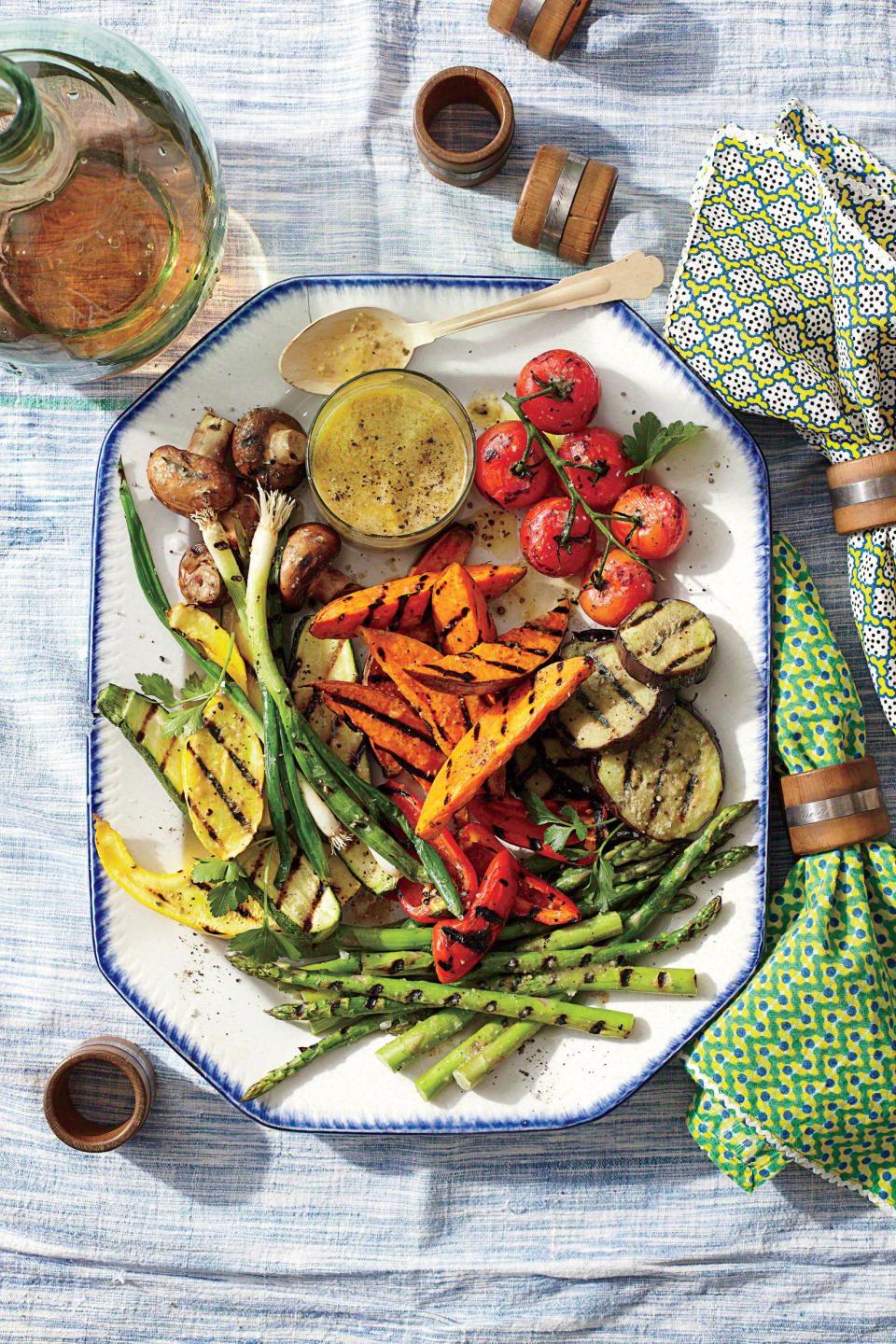 Grilled Summer Vegetable Platter