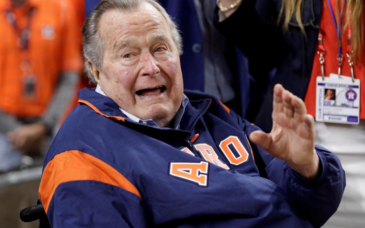 Former president George H W Bush - USA TODAY Sports