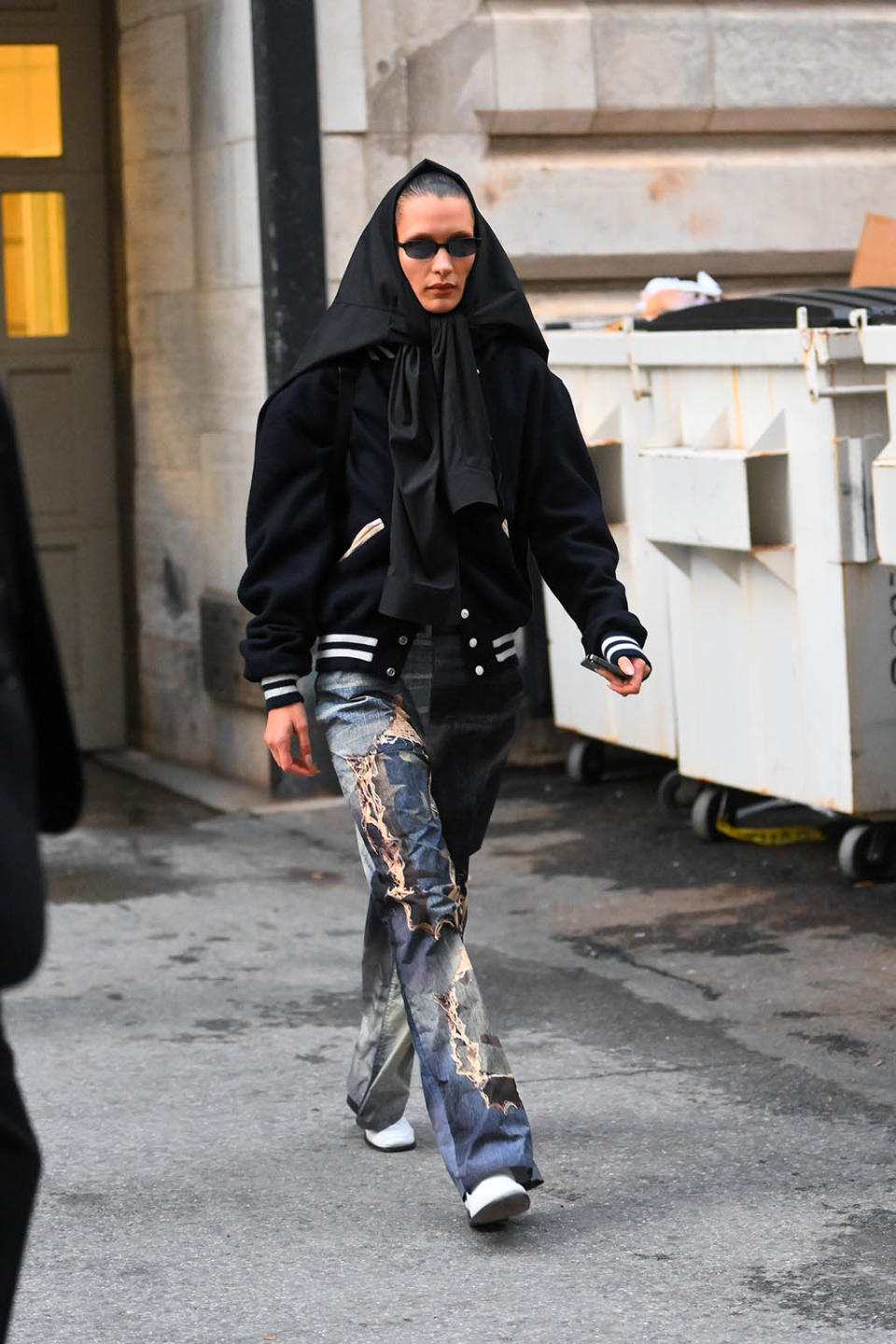 Bella Hadid at the Marc Jacobs fashion show in New York City on June 27, 2022. - Credit: Elder Ordonez / SplashNews.com