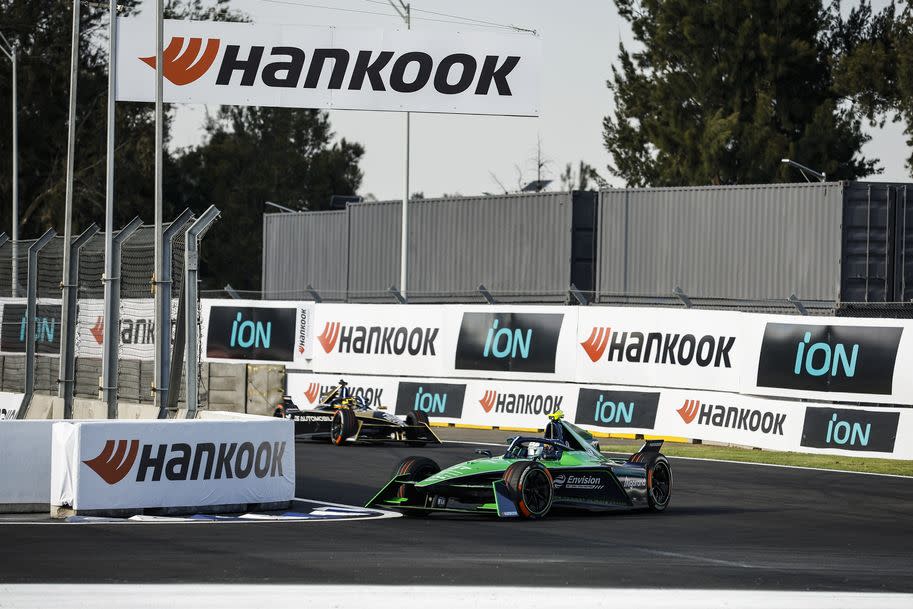 Formula E特別針對降低滾動阻力進行研發。圖片摘自：Hankook Motorsports
