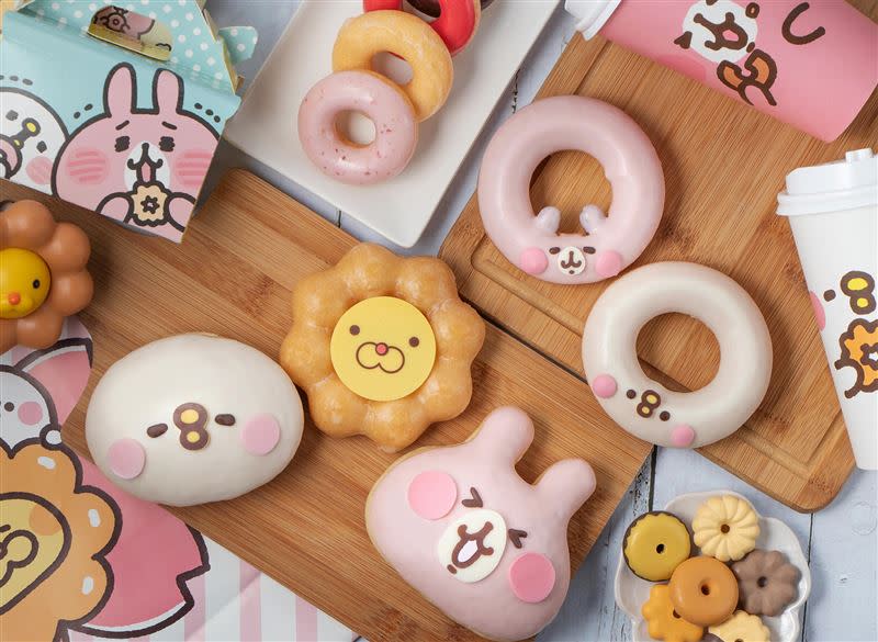 Mister Donut櫻花季限定甜甜圈。（圖／業者提供）