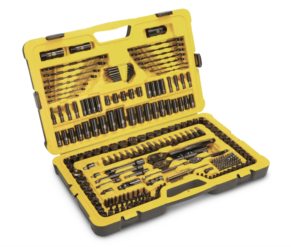 Stanley Professional Grade Black Chrome Socket Set (photo via Canadian Tire)