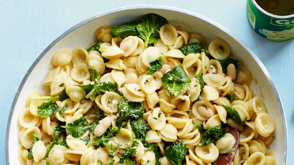 best healthy dinner recipes orecchiette with white beans and spinach