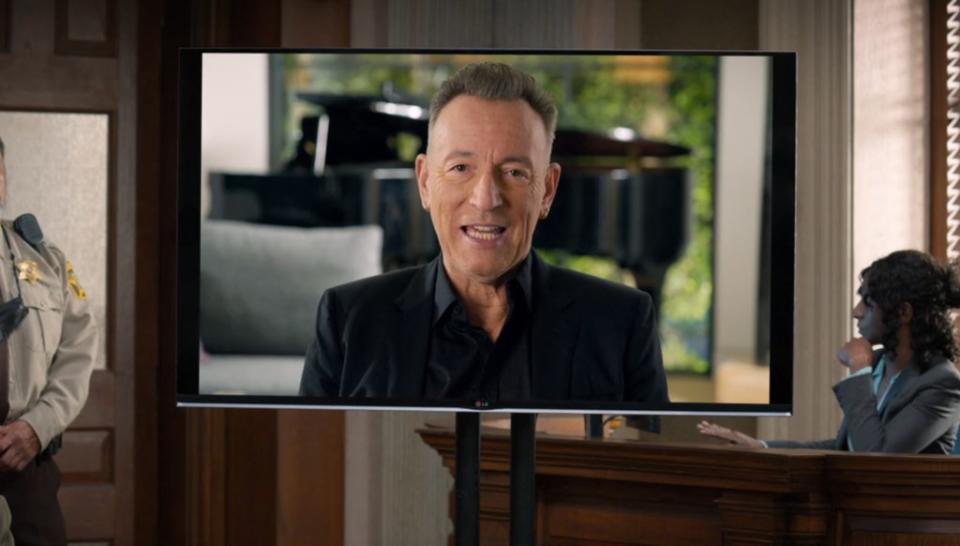 Bruce Springsteen, testifying via video about Larry David’s selfish behavior in “Curb Your Enthusiasm.” HBO