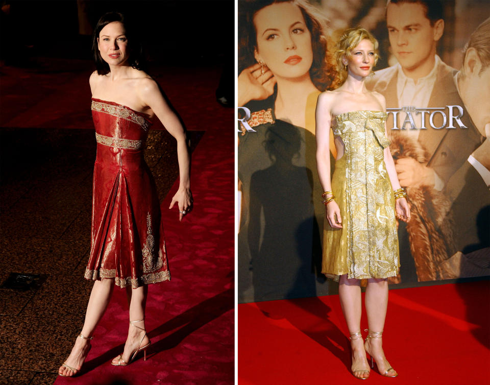 Renee Zellweger and Cate Blanchett were two of the first high-profile actresses to wear Marchesa [Photo: Getty]