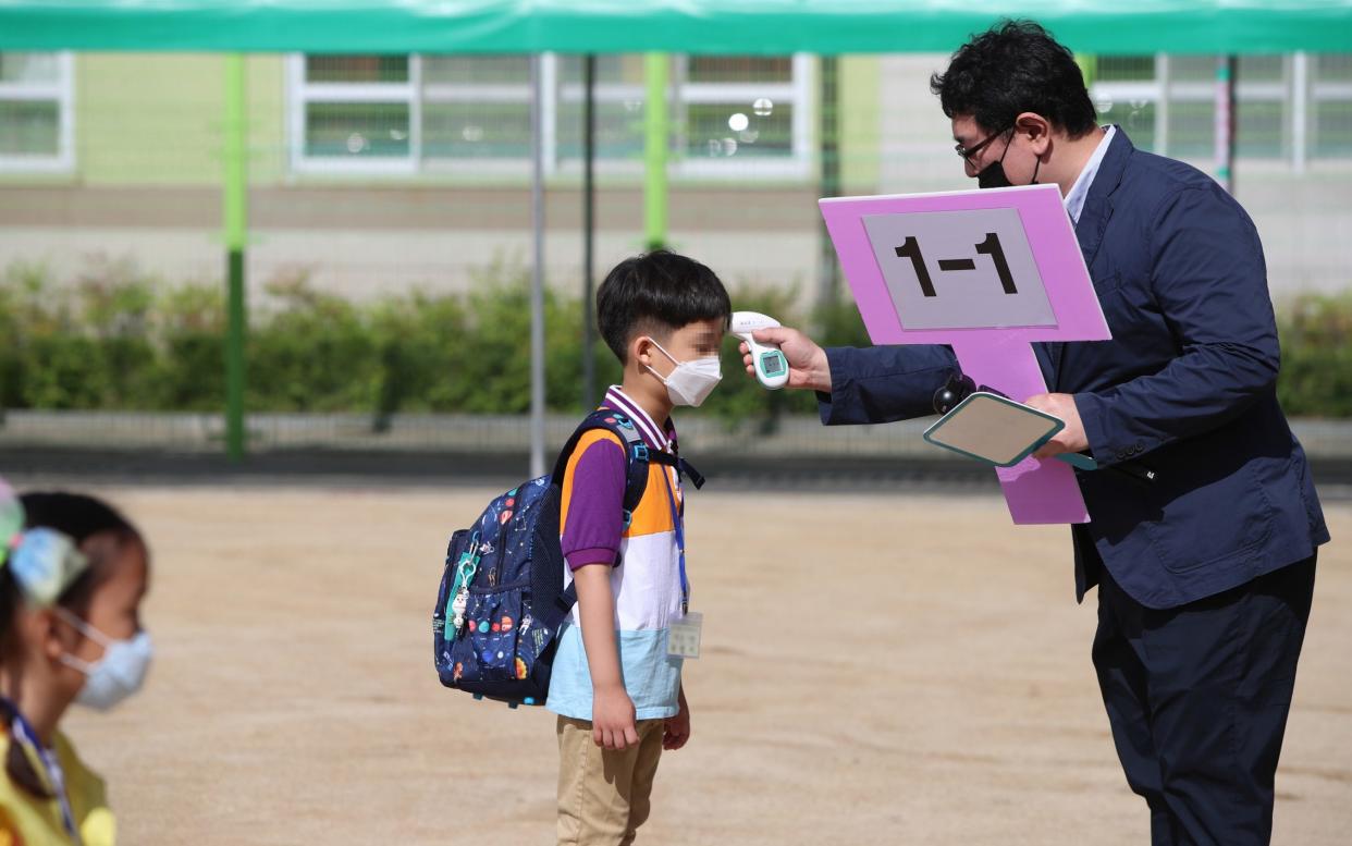 Reopening of elementary schools in South Korea, Daegu - 27 May 2020 - Shutterstock