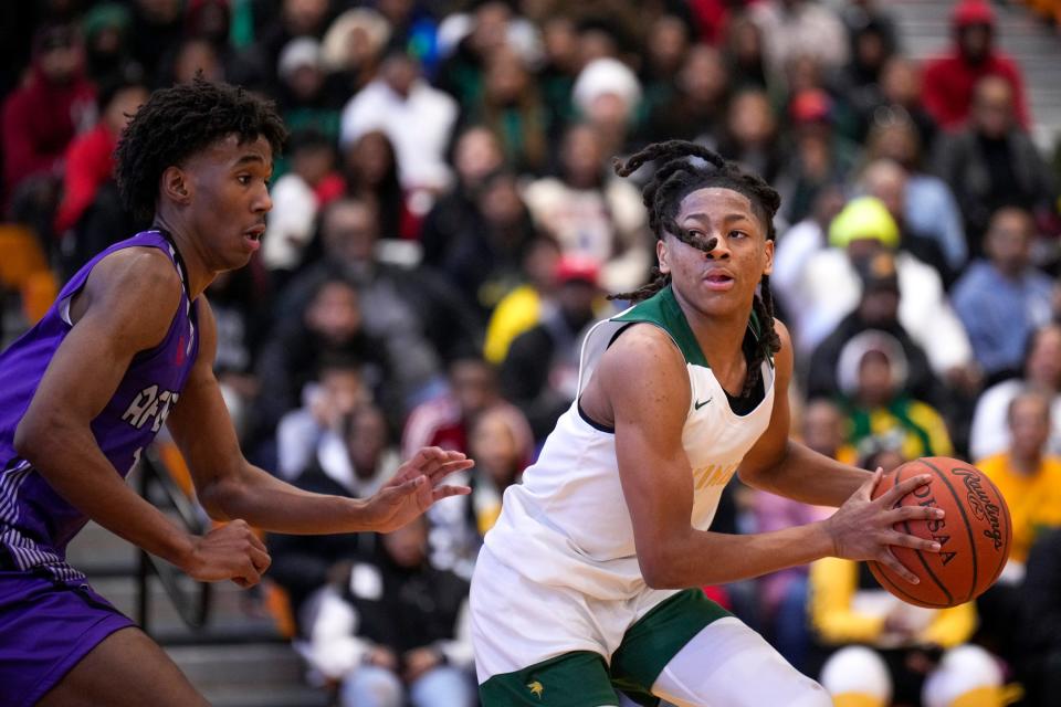 Northland's King Kendrick, right, led his team to the Columbus City League championship last season as a freshman.