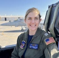 Navy pilot Arielle Ash