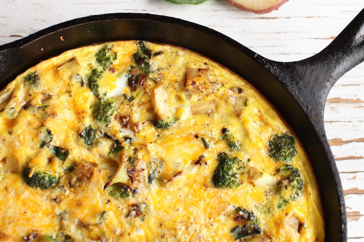 Broccoli-Cheddar Frittata