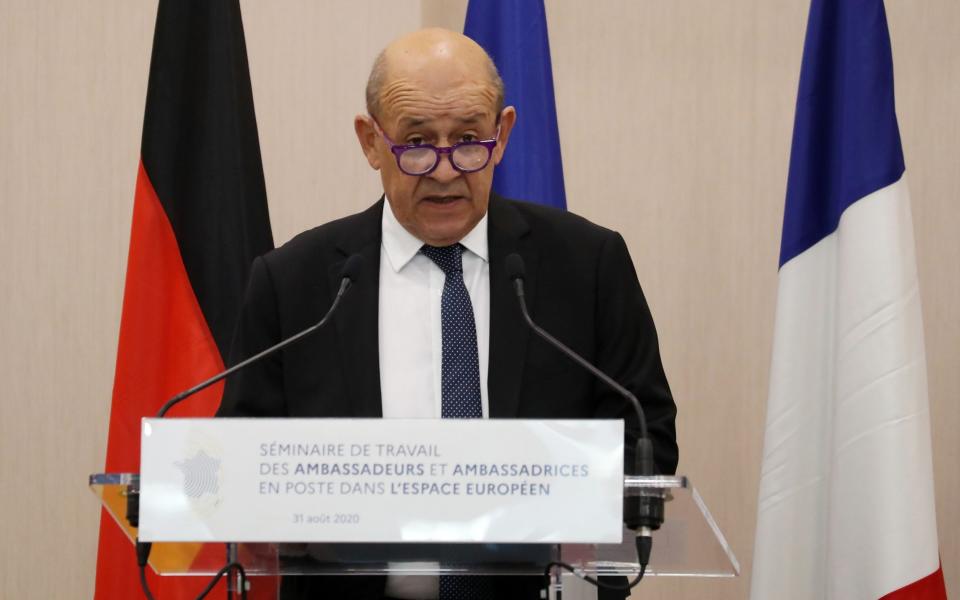 Jean-Yves le Drian said the UK was being unrealistic - GETTY IMAGES