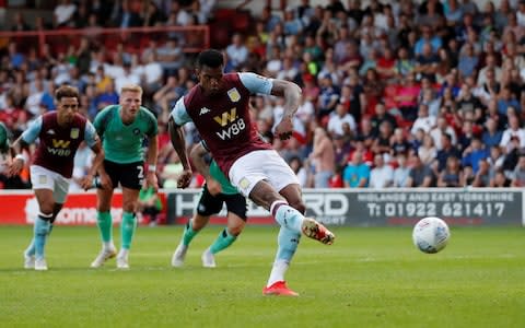 Aston Villa signed towering Brazilian striker Wesley from Club Brugge for £22m - Credit: Action Images via Reuters