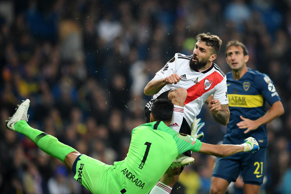 Pratto marcó el gol del empate para River. | Foto: Getty