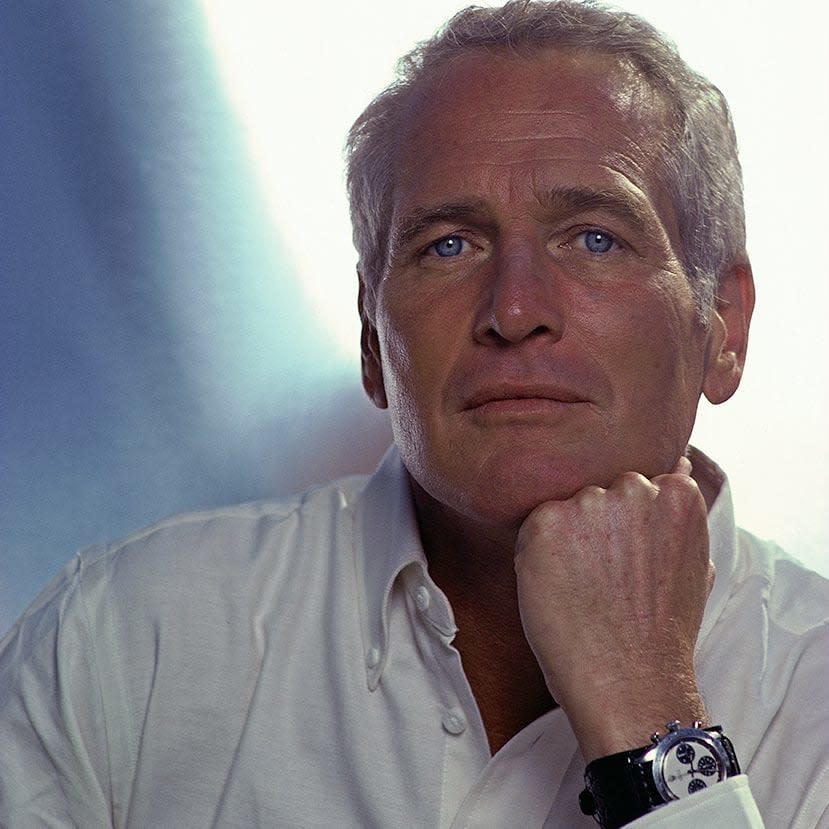 Paul Newman wearing his Rolex 6239 Cosmograph Daytona - This content is subject to copyright.