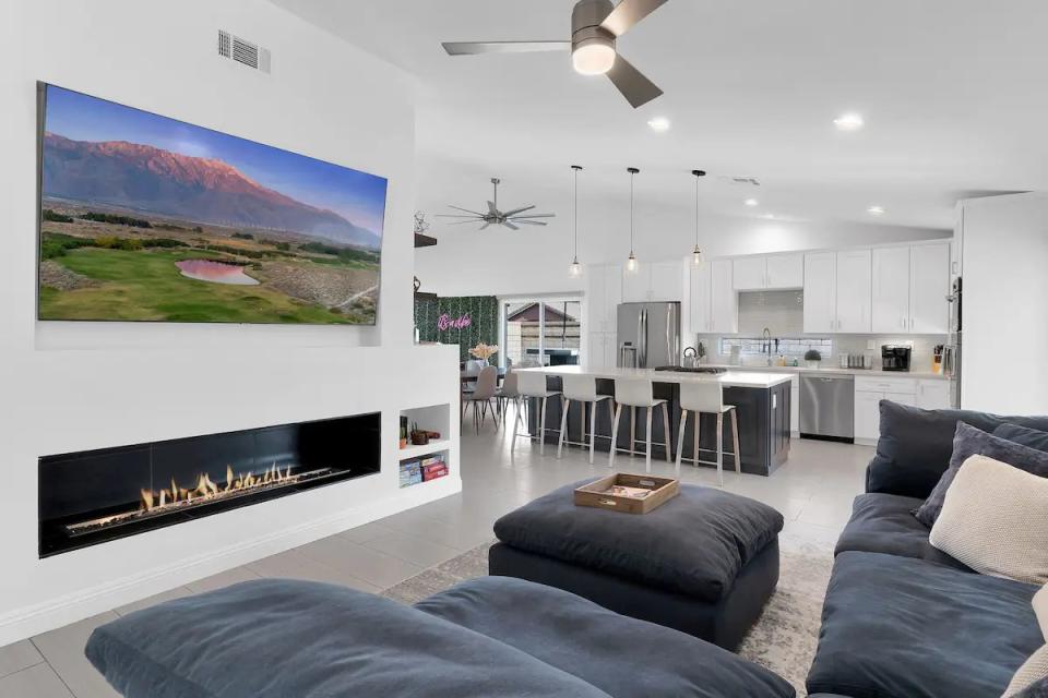big living room airbnb coachella