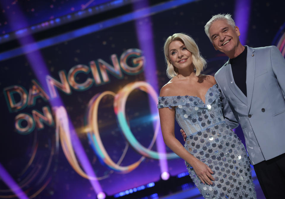 Holly Willoughby and Phillip Schofield attend the 