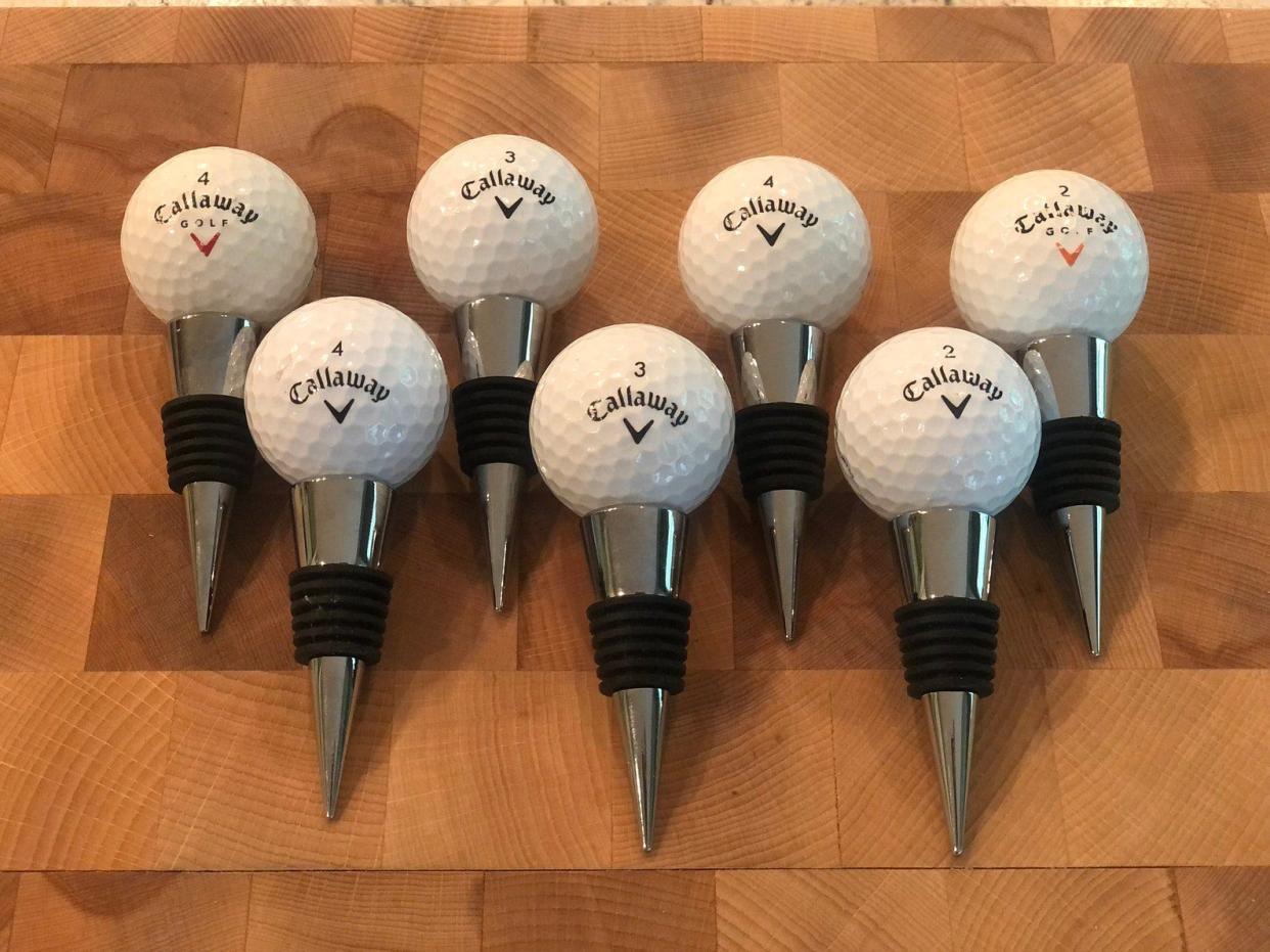 Golf Ball Wine Stopper