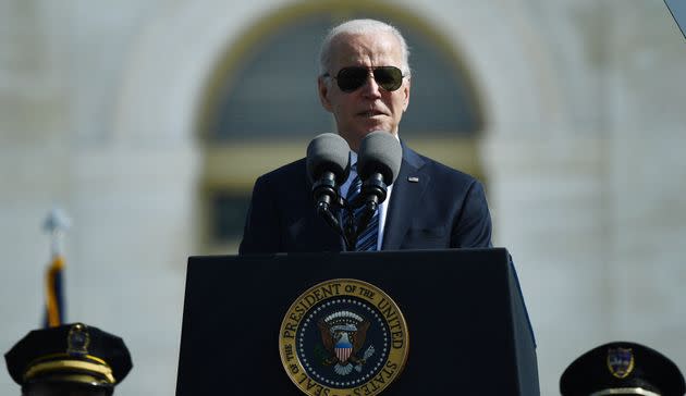 President Joe Biden has called passage of major voting bills a priority for his administration, but he has yet to explicitly back changes to filibuster rules that would allow Senate Democrats to pass legislation with a simple majority – the only plausible way their voting bills could become law. (Photo: BRENDAN SMIALOWSKI via Getty Images)