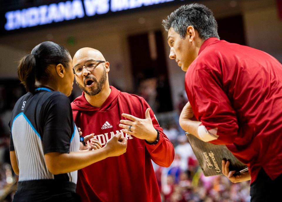 Miami University has tapped Indiana Associate Head Coach Glenn Box, left, as the new head coach of the women's basketball team.