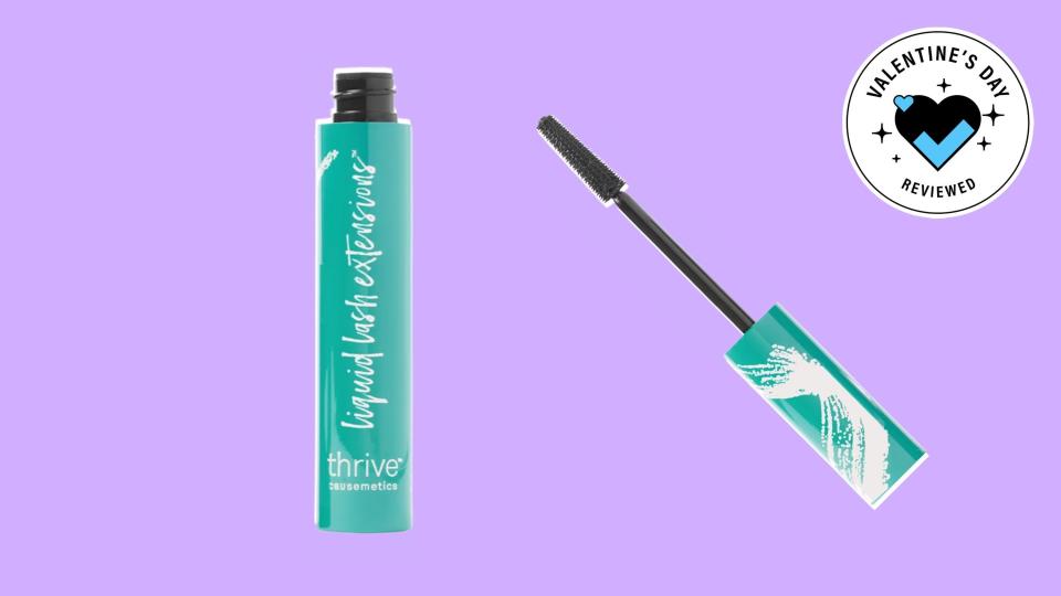 Lengthen your lashes with the Thrive Causemetics Liquid Lash Extensions Mascara.