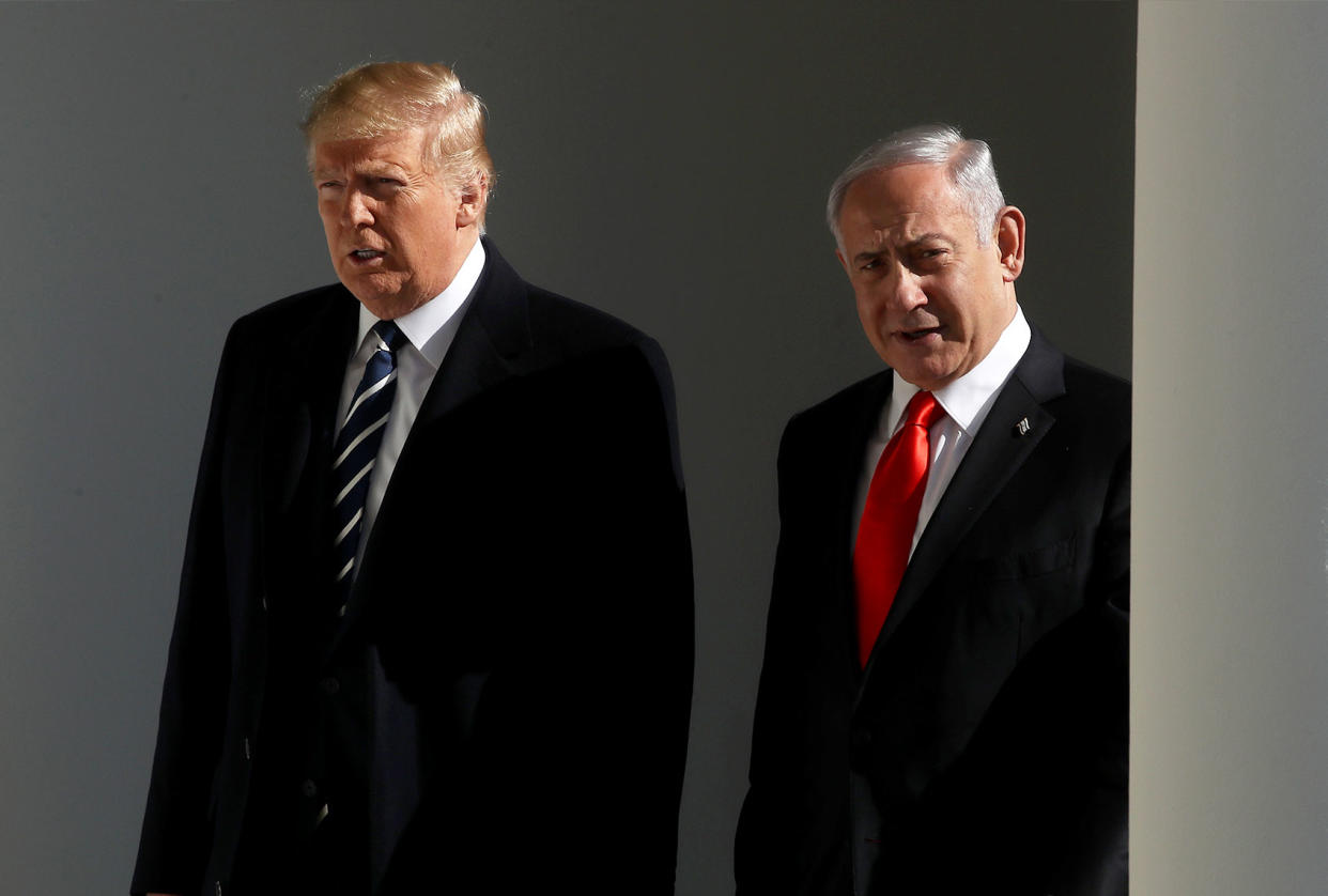 Donald Trump; Benjamin Netanyahu Mark Wilson/Getty Images