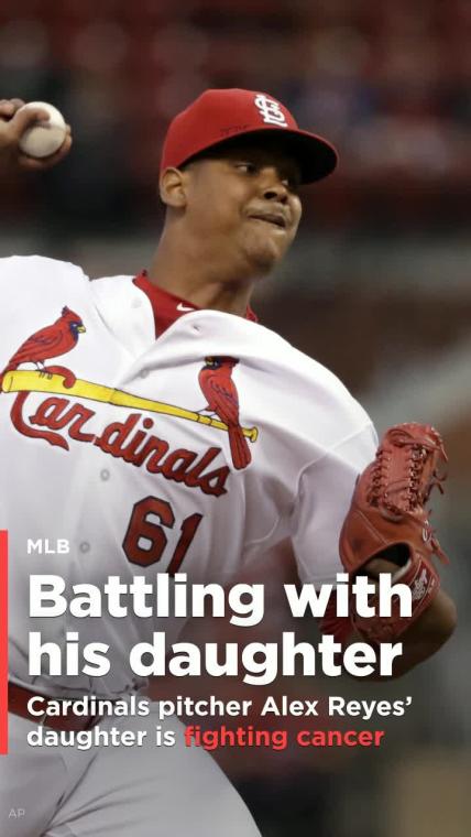 Cardinals pitcher Alex Reyes' daughter is battling cancer while he battles a season-ending injury