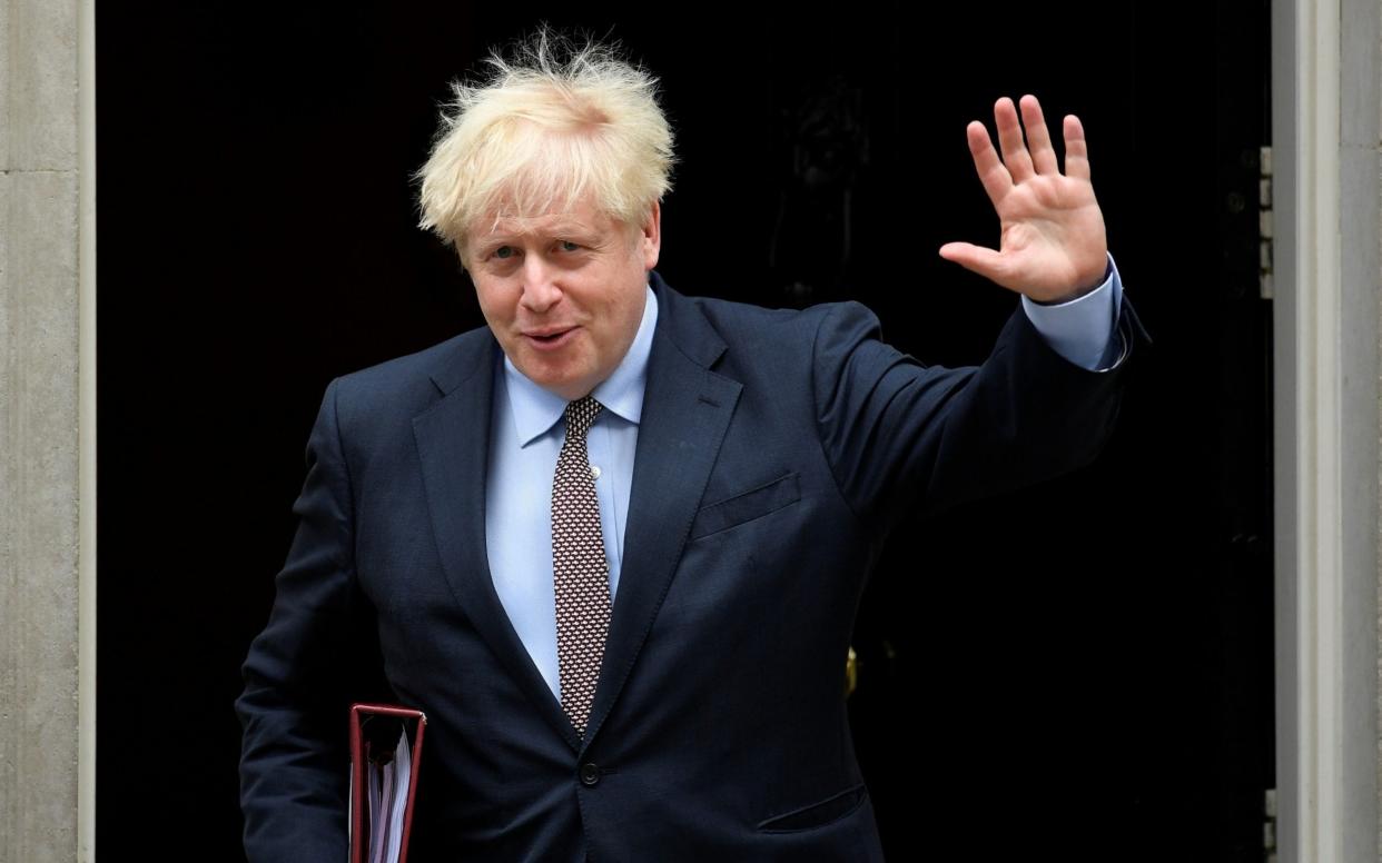 Boris Johnson waving -  REUTERS/Toby Melville