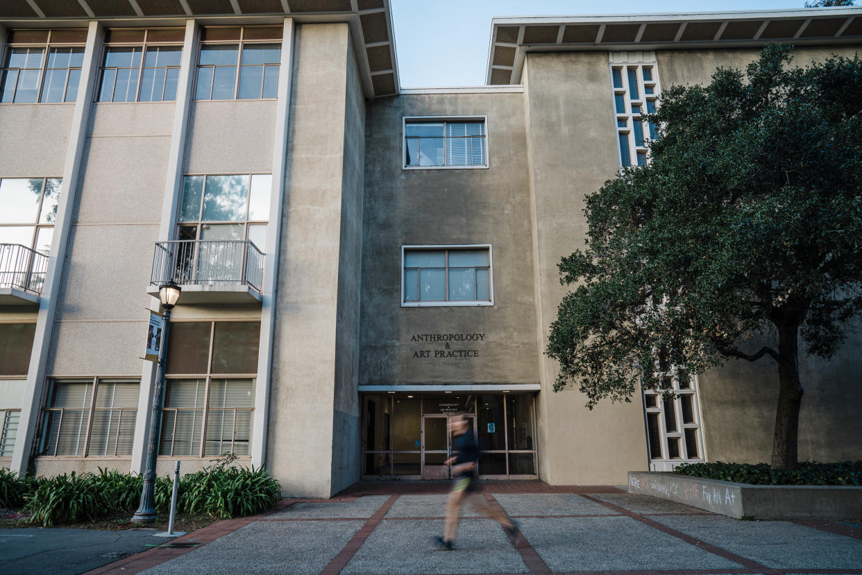 The Anthropology and Art Practice Building at the University of California, Berkeley. (Justin Katigbak for ProPublica)