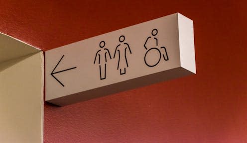 <span class="attribution"><a class="link " href="https://www.shutterstock.com/image-photo/mens-womens-handicapped-toilet-sign-1431965906" rel="nofollow noopener" target="_blank" data-ylk="slk:Robson90/Shutterstock;elm:context_link;itc:0;sec:content-canvas">Robson90/Shutterstock</a></span>