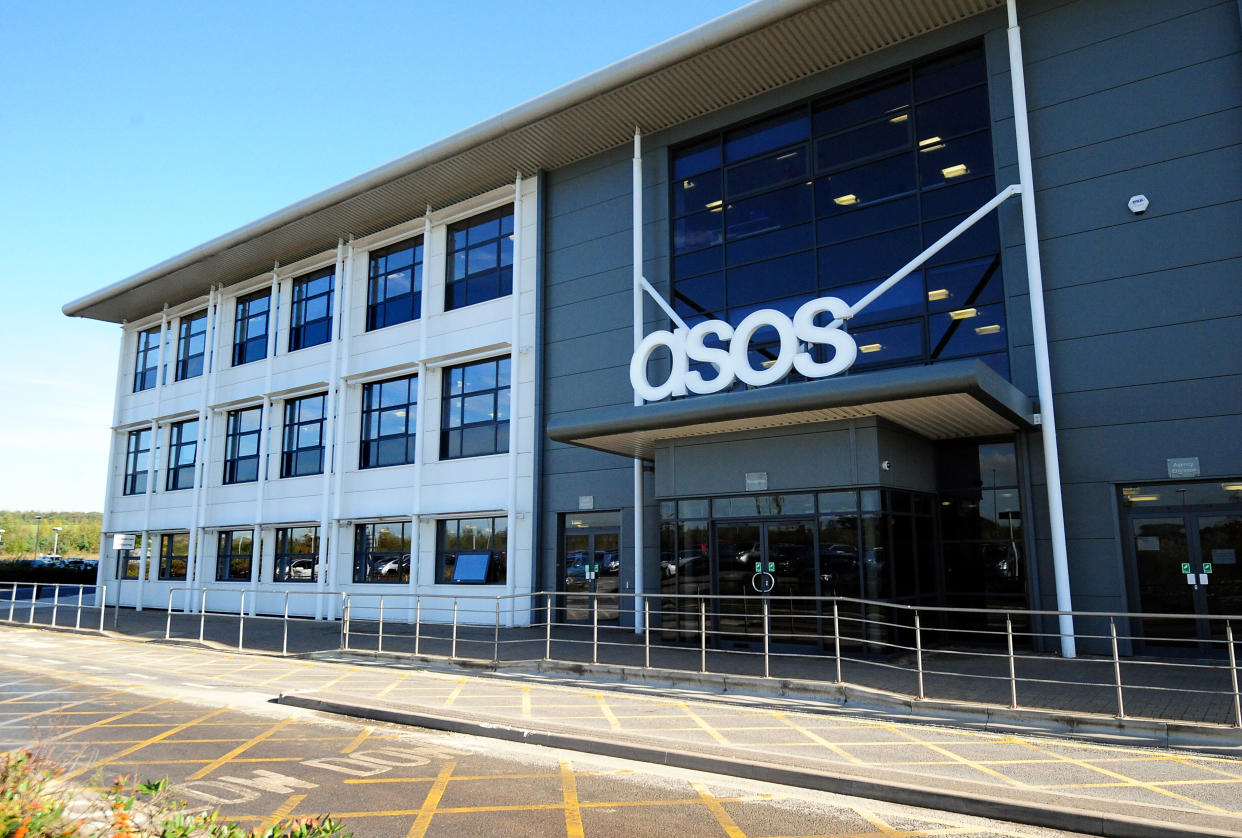 A general view of the ASOS distribution centre near Barnsley, South Yorkshire.