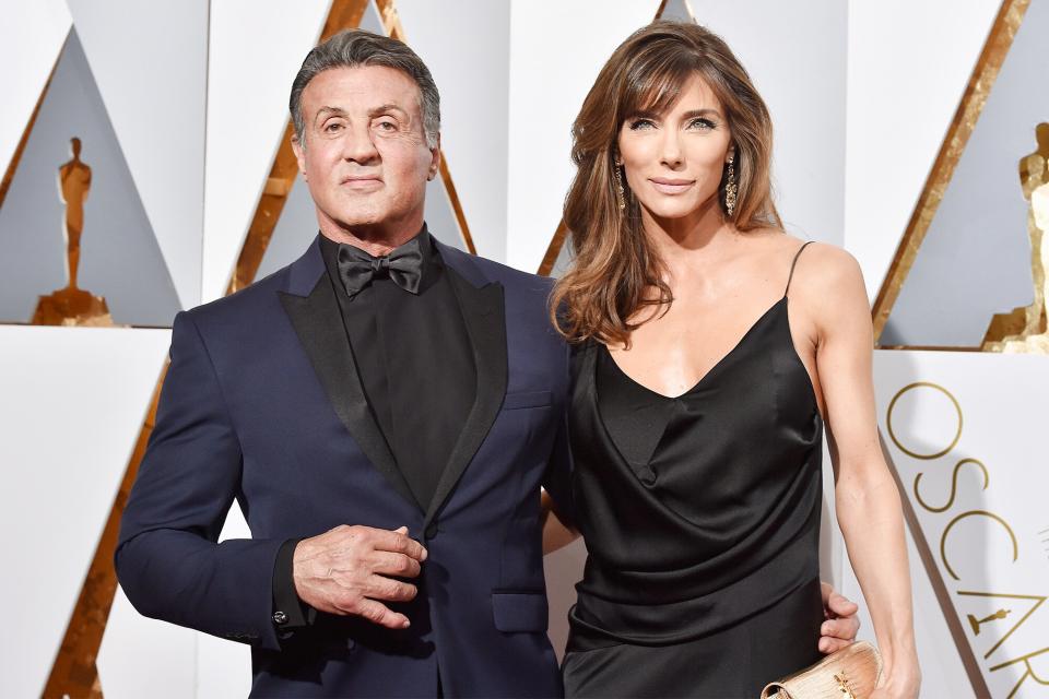 Sylvester Stallone and Jennifer Flavin