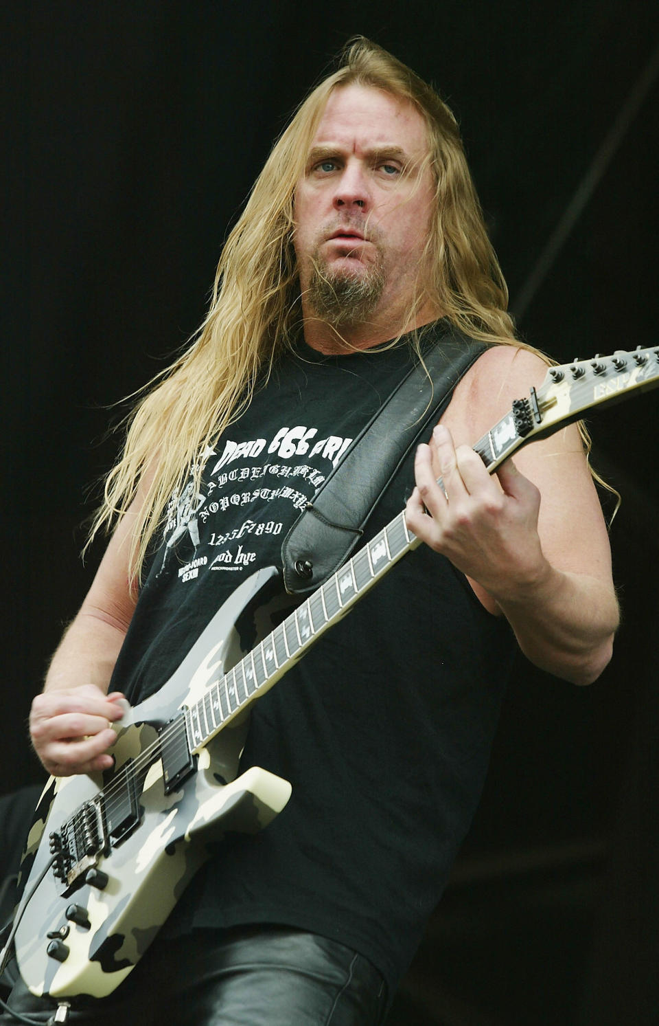 Hanneman, a founding member of Slayer, died May 1, 2013 of liver failure. He was 49.