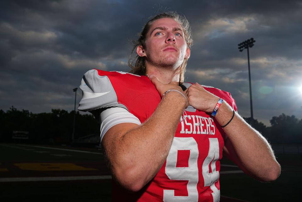 Fishers Brady Wolf poses for a photo Wednesday, July 26, 2023, at Brebeuf Jesuit Preparatory School in Indianapolis.  