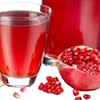 Pomegranate juice - great fruit juice for the skin