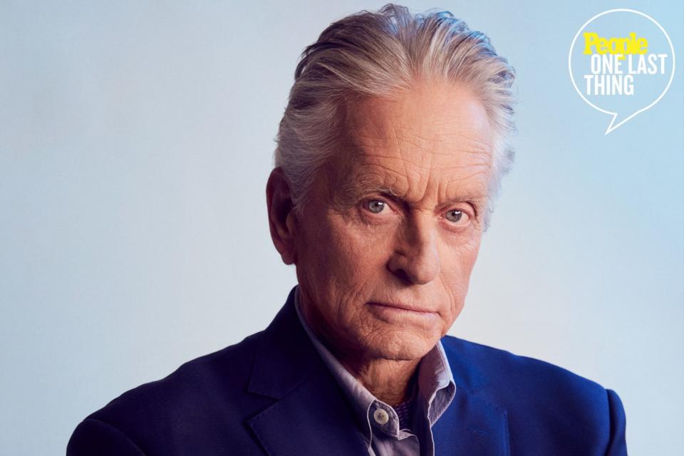 <p>Corey Nickols/Contour by Getty Images</p> Michael Douglas of "Franklin" poses for a portrait during the 2024 Television Critics Association Winter Press Tour at The Langham Huntington, Pasadena on February 05, 2024 in Pasadena, California.