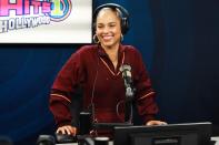 Ahead of her highly anticipated hosting gig at the Grammy Awards this weekend, Alicia Keys stops by the SiriusXM Hollywood Studio on Wednesday in L.A. 