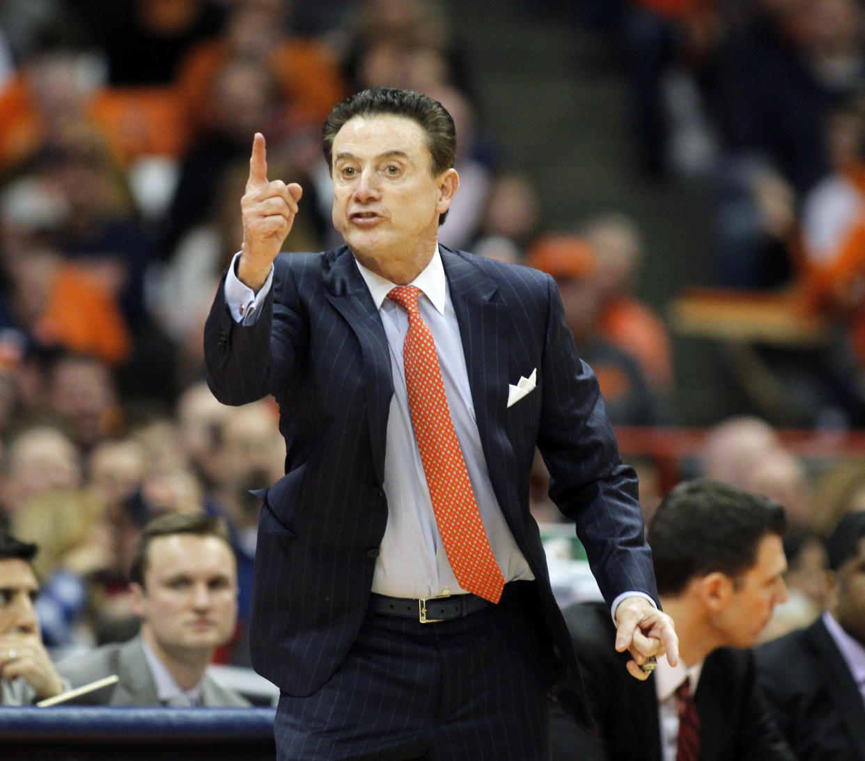 Rick Pitino is suing the University of Louisville after he was fired in October. (AP)