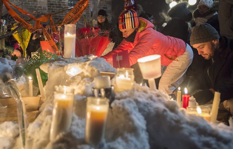 Quebec City mosque shooting vigils