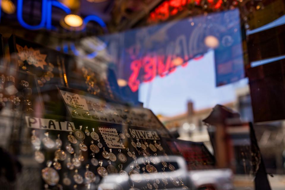 Dave's A Pawn Shop, located at 216 S El Paso Street in El Paso, TX, is stuffed with several unique items as seen on Tuesday, March 12, 2024.