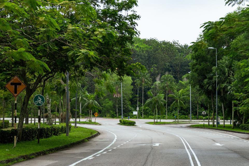 The road leading to Dash Box Cyberjaya.