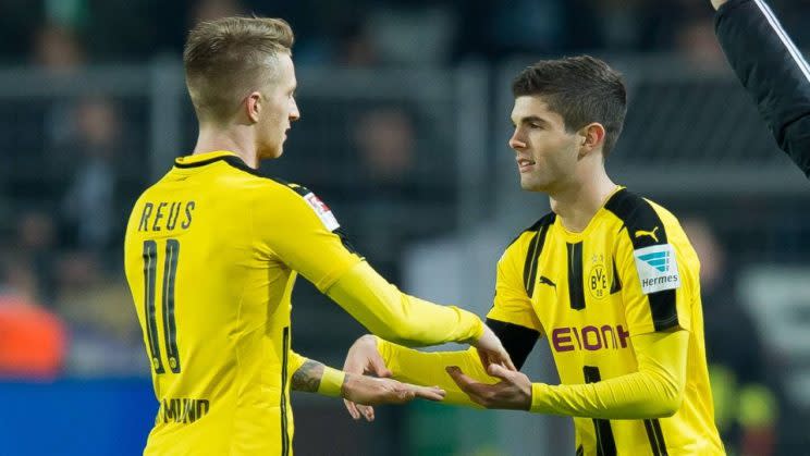 Marco Reus und Christian Pulisic (SID)