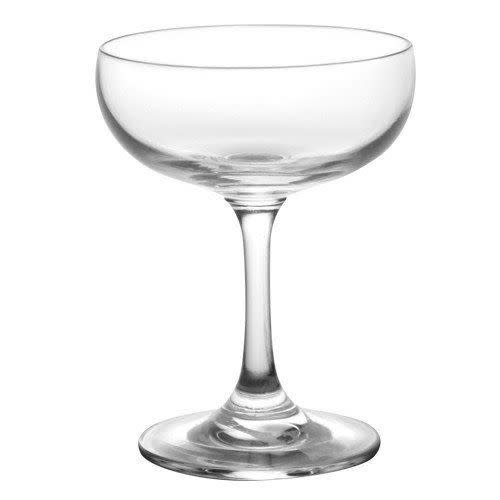 TAG Store Luxe Martini Glasses - Set of 4 Handblown Crystal Cocktail  Glasses with Bar Spoon