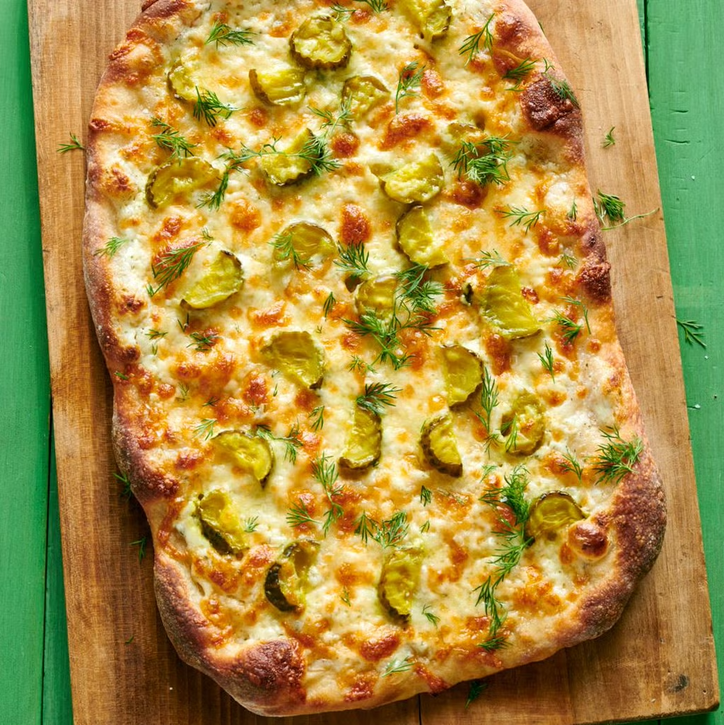 five ingredient meals dill pickle pizza