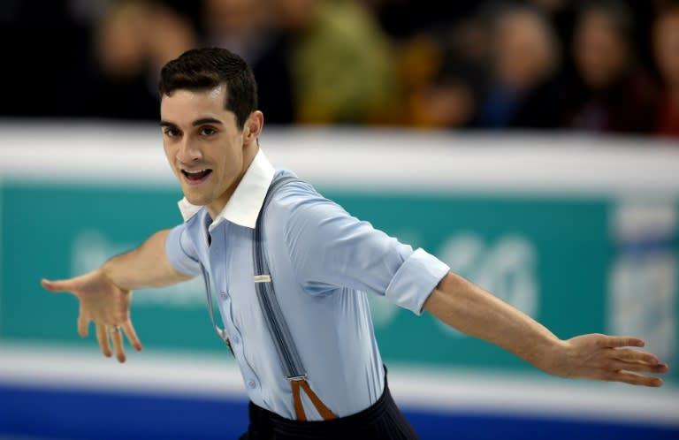 Javier Fernandez of Spain is two-time reigning figure skating world champion