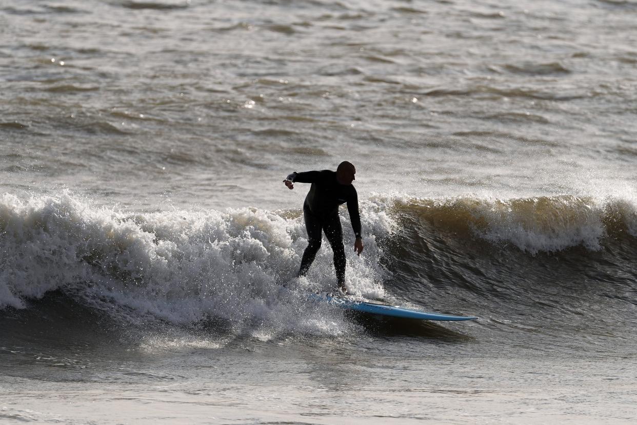The Met Office have warned of “winds quickly strengthening’ in today’s morning forecast. (PA)