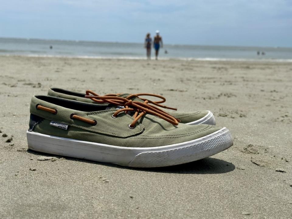<p>Stinson Carter</p><p>Like the original boat shoes, these are made of canvas. Unlike the originals, they have a modern rubber sole more akin to that of a sneaker. The <a href="https://clicks.trx-hub.com/xid/arena_0b263_mensjournal?q=https%3A%2F%2Fgo.skimresources.com%2F%3Fid%3D106246X1712071%26xs%3D1%26xcust%3Dmensjournal_04-20%26url%3Dhttps%3A%2F%2Fwww.columbia.com%2Fp%2Fmens-pfg-slack-tide-boat-shoe-2027031.html&event_type=click&p=https%3A%2F%2Fwww.mensjournal.com%2Fgear%2Fbest-boat-shoes%3Fpartner%3Dyahoo&author=Stinson%20Carter&item_id=ci02c67d29a0002578&page_type=Article%20Page&partner=yahoo&section=gear&site_id=cs02b334a3f0002583" rel="nofollow noopener" target="_blank" data-ylk="slk:Slack Tide Boat Shoes;elm:context_link;itc:0;sec:content-canvas" class="link ">Slack Tide Boat Shoes</a> are ultra-light, ultra-affordable, and ultra-comfortable. There is zero break-in needed; they feel great right out of the box. The sole is cushy enough to wear well on land, but still gives you a very in-tune feel for the deck of a boat. True to the PFG designation, these would be ideal if you plan to do some fishing from a boat, because they are light, waterproof, and will stay on your feet better than a traditional boat shoe.</p>