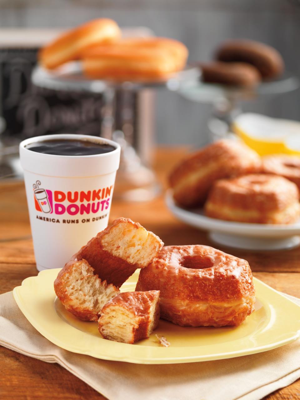 Dunkin' is offering free donuts on Friday with the purchase of a drink in honor of National Donut Day.