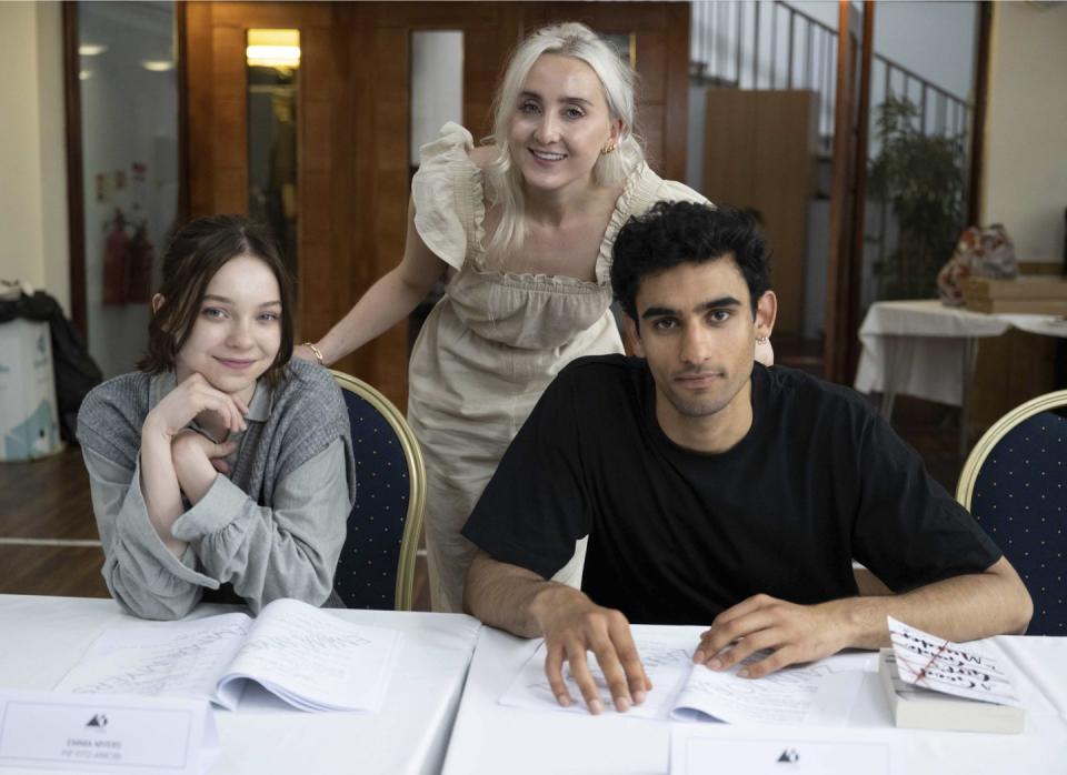 emma myers, holly jackson, zain iqbal, a good girl's guide to murder