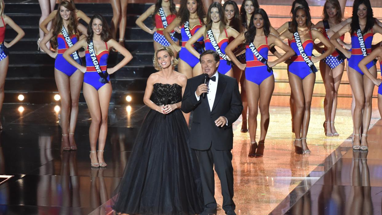 Sylvie Tellier lors du concours Miss France - Philippe Huguen / AFP