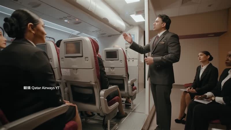 圖／翻攝自Qatar Airways YT